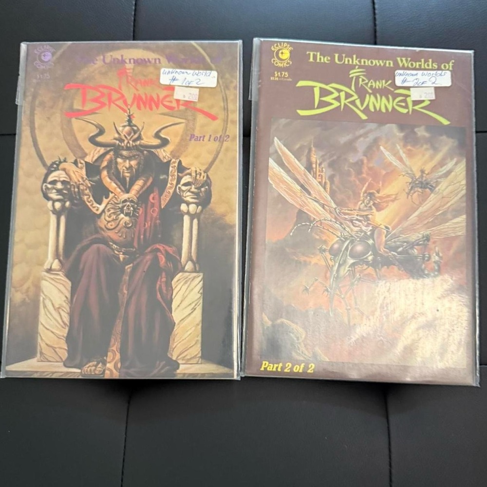 The Unknown Worlds of Frank Brunner part 1 and 2 Comic